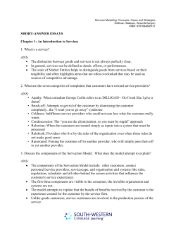 SHORT-ANSWER ESSAYS