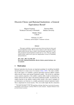 Discrete Choice and Rational Inattention: a General