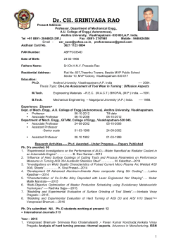 Dr - Andhra University