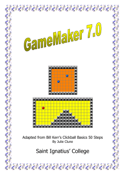 clickball: introduction to game maker - Moodle