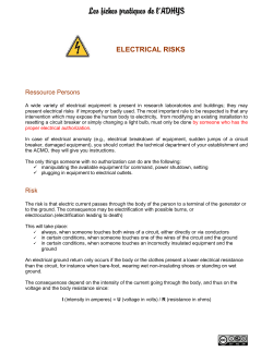Thresholds of electric current danger