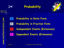 Probability - Mathsrevision.com