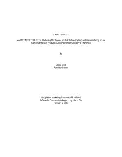 The Marketing Mix - LaGuardia ePortfolio