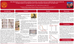 the probability of slipping during walking