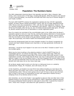 Population: The Numbers Game