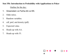 6. Expected Value.