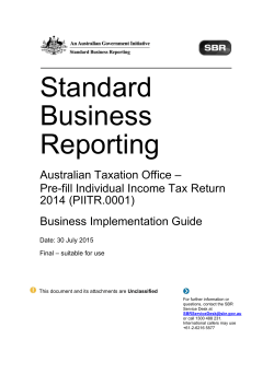 ATO PIITR.0001 2014 Business Implementation Guide