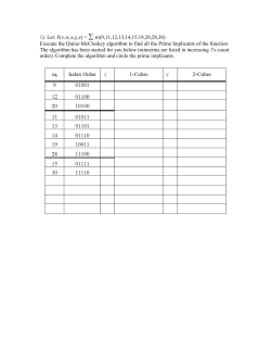 1) Let: F(v,w,x,y,z)