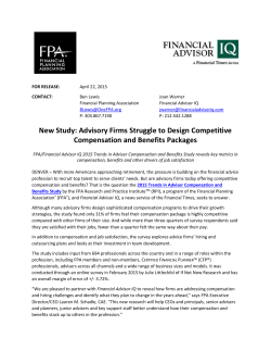 New Study: Advisory Firms Struggle to Design Competitive