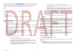 agent`s agreement terms of the agreement