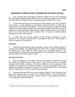 enhanced curriculum at assumption pathway school