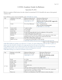 CAYSA Academy Guide for Referees