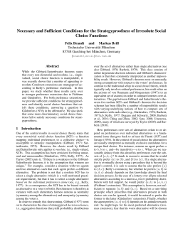 Necessary and Sufficient Conditions for the Strategyproofness of