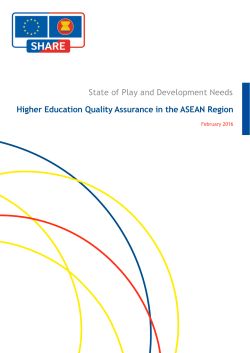 State of Play and Development Needs Higher