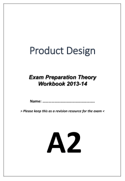 Exam Style Practice Question on Product Analysis, Materials