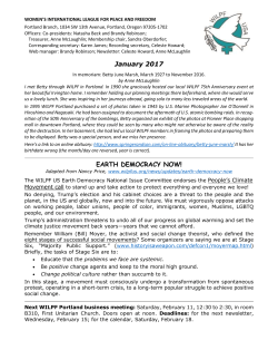 January 2017 - WILPF Portland