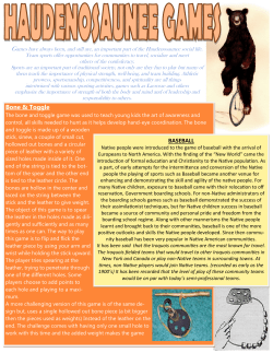 Haudenosaunee the game