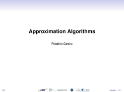 Approximation Algorithms