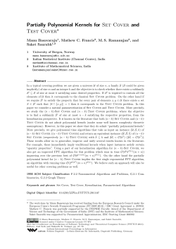 Partially Polynomial Kernels for Set Cover and Test Cover