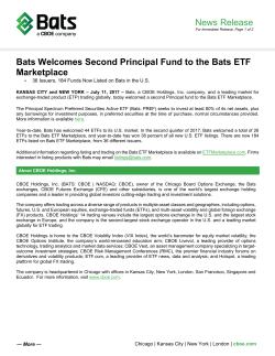 News Release Bats Welcomes Second Principal