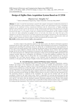 Design of ZigBee Data Acquisition System Based