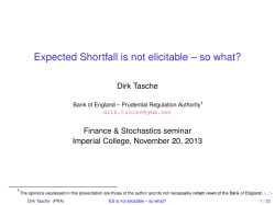 Expected Shortfall is not elicitable &ndash; so what?