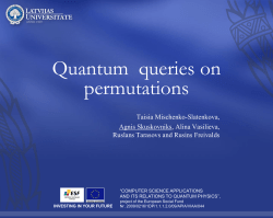 Quantum Queries on Permutations