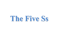 Resistance to 5S Implementation