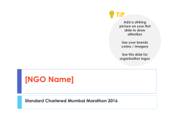 NGO NAME - United Way of Mumbai