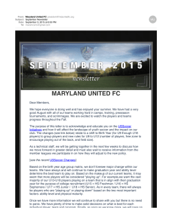 September 2015 newsletter