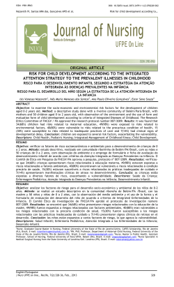 risk for child development according to the integrated attention