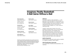 Imaginary Reality Basketball: A Ball Game Without a