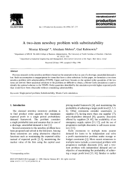 production economics