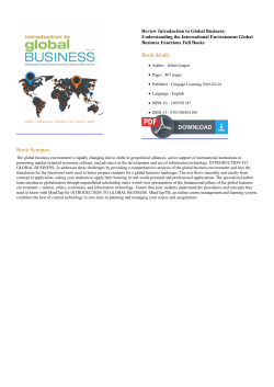 Review Introduction to Global Business