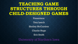 Teaching Game Structures through Child