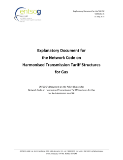 Explanatory Document for TAR NC