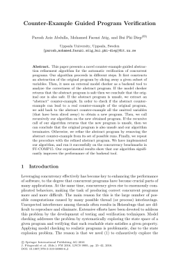 Counter-Example Guided Program Verification