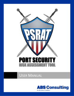 PSRAT User Manual