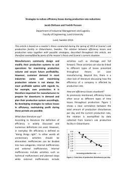 Strategies to reduce efficiency losses during production rate