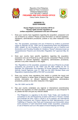 firearms and explosives office