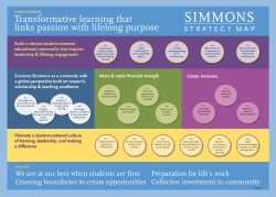 Strategy Map - Simmons College