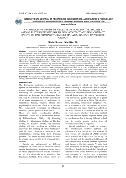 1 a comparative study of selected coordinative abilities among