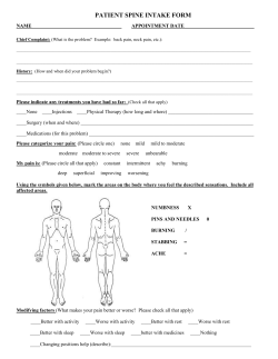 new patient intake form - Main Line Orthopaedics PC