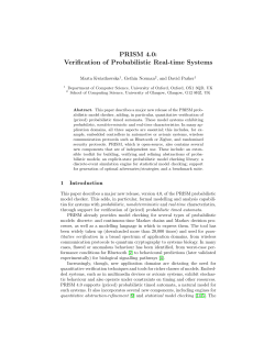 PRISM 4.0: Verification of Probabilistic Real