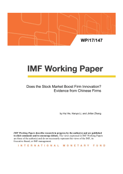 Does the Stock Market Boost Firm Innovation? Evidence from