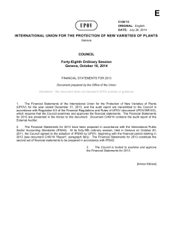 Statement V: Statement of comparison of budget and actual