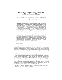 Limit-Deterministic Büchi Automata for Linear Temporal Logic