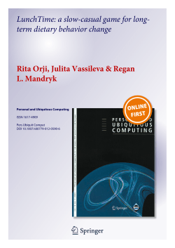 LunchTime: a slow-casual game for long