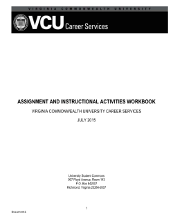 Career Course Activities Workbook