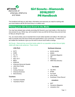 PR Handbook 2016-2017 - Girl Scouts Diamonds